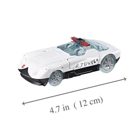 Transformers TRA GEN WFC Deluxe Prowl side profile reveals detailed articulation.