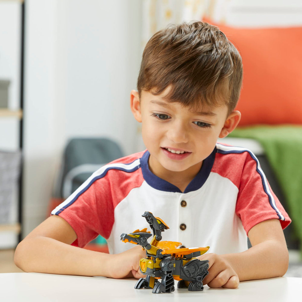 Opened pack showcasing recyclable packaging and quick setup for play.