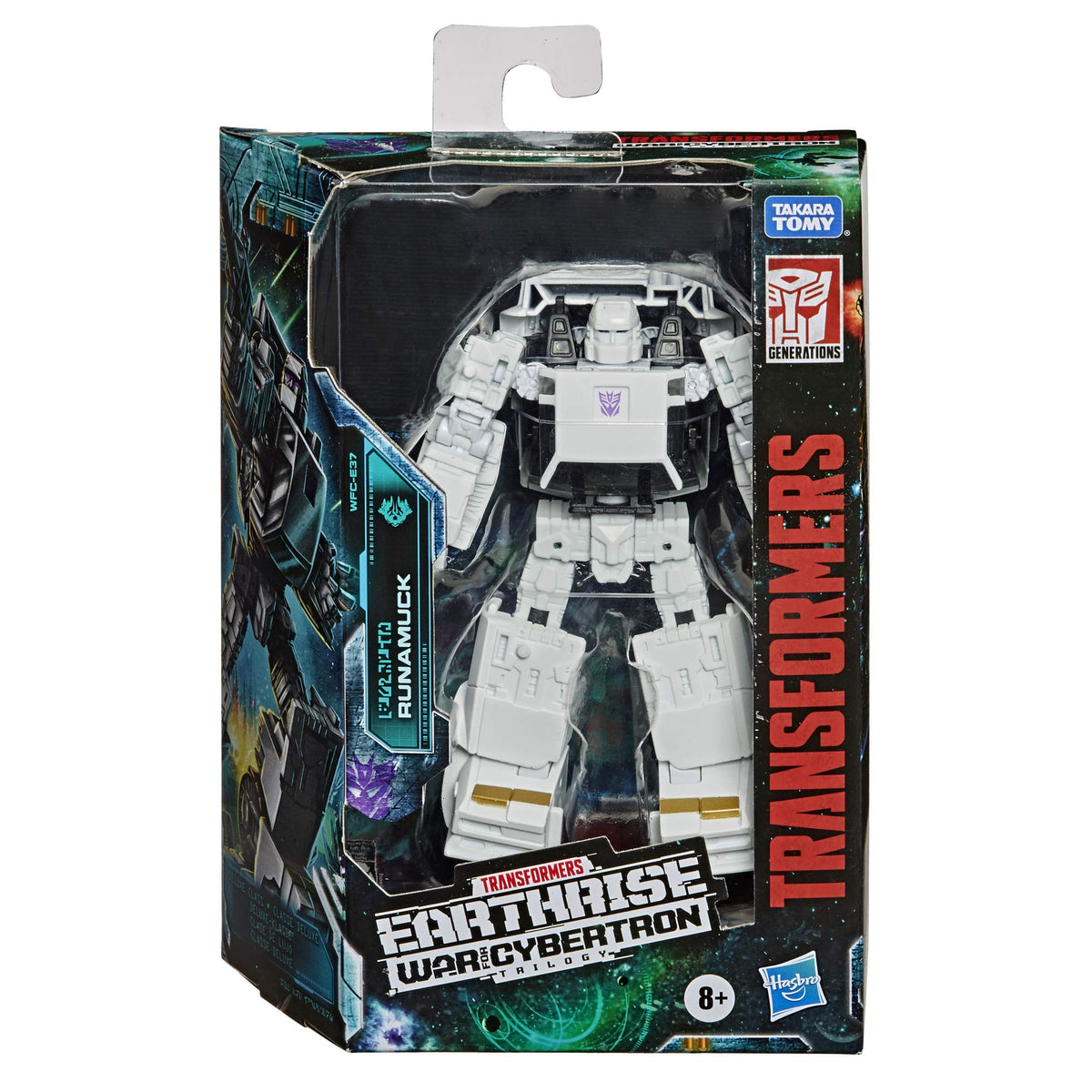 Transformers Runamuck blaster accessory mounted on vehicle mode for authentic play