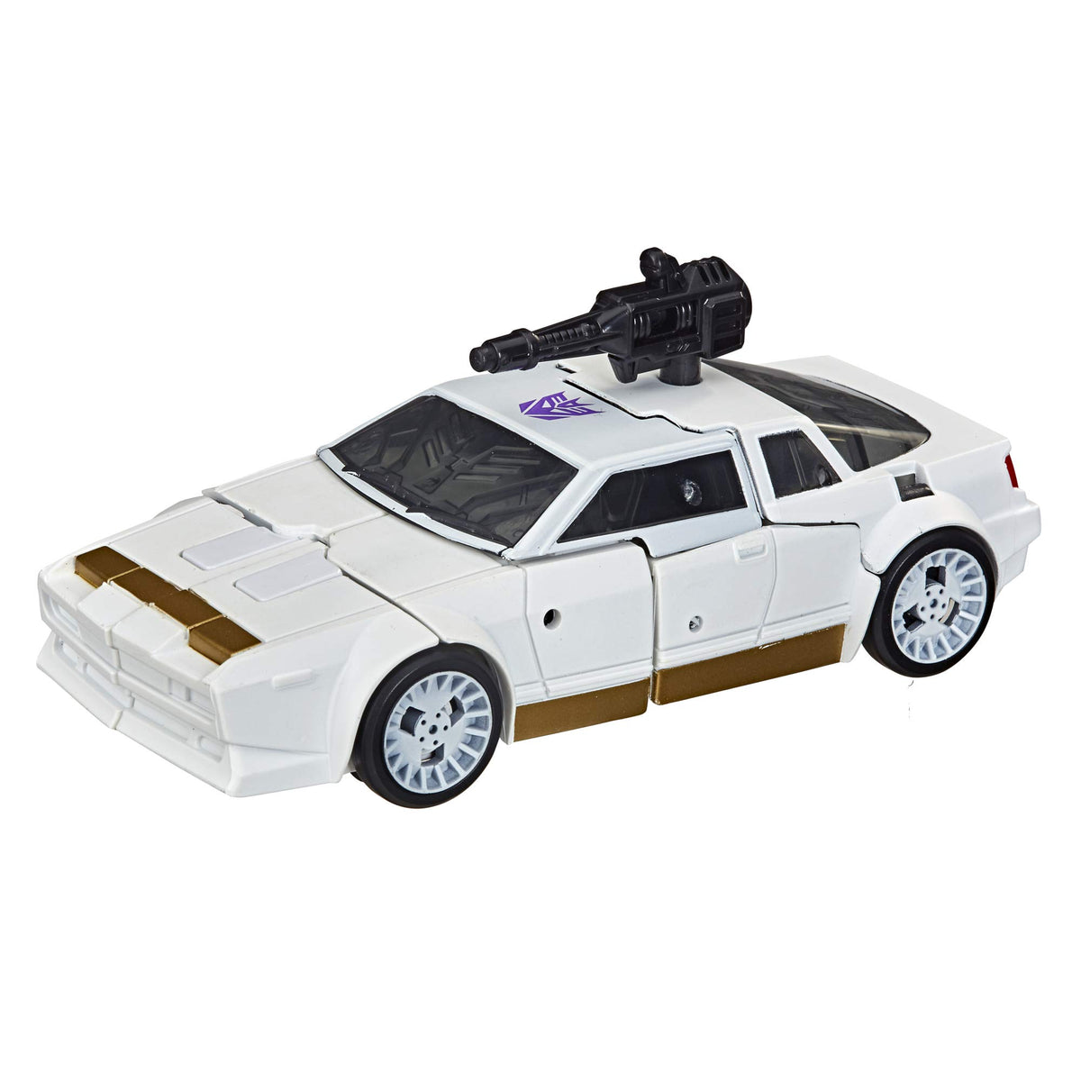 Transformers Runamuck figure transforms into G1 sportscar mode