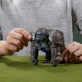 Transformers movie-inspired Optimus Primal packaging for collectors.