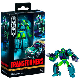 Waspinator blaster accessories attached for versatile action setups.