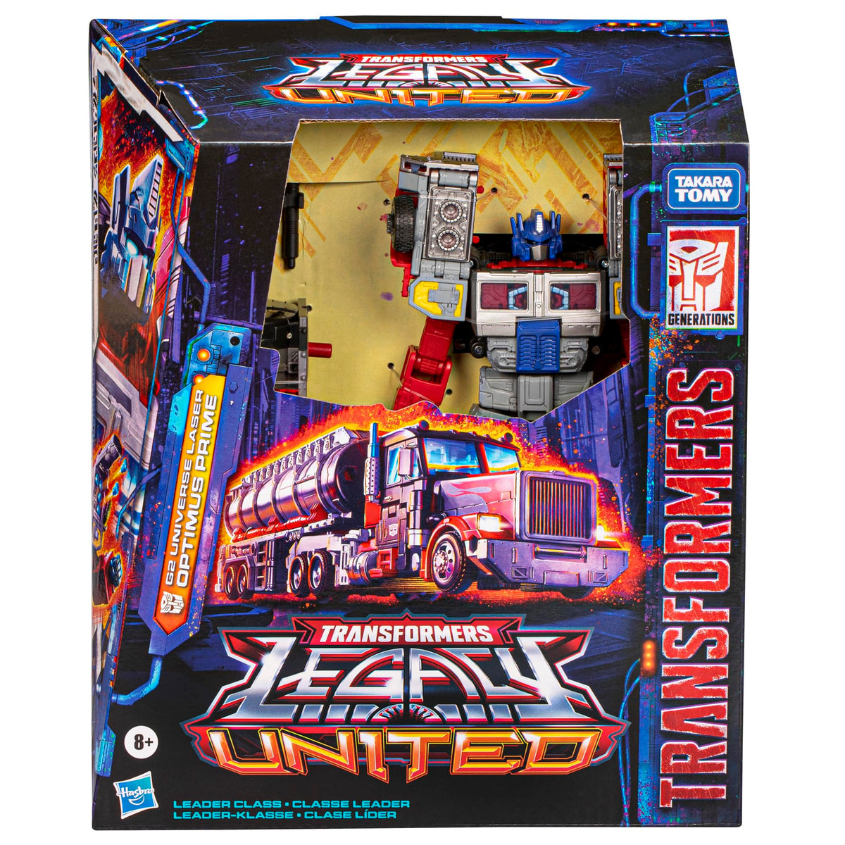 Transformers Legacy United G2 Laser Optimus Prime blaster accessory for dramatic moments.