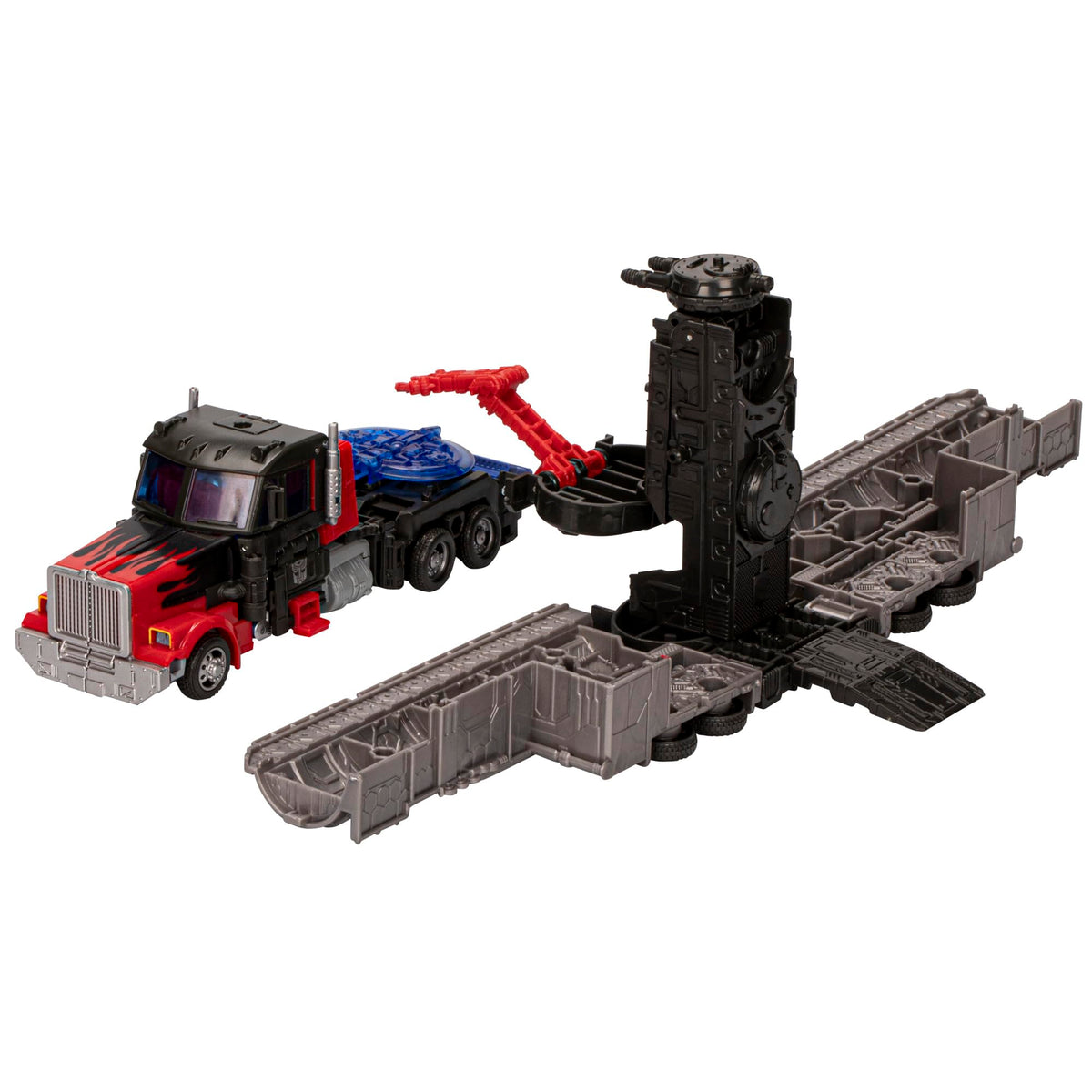 Transformers Legacy United G2 Laser Optimus Prime energon axe accessory for action scenes.