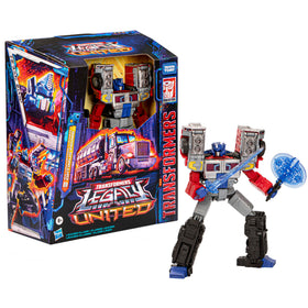 Transformers Legacy United G2 Laser Optimus Prime sword accessory for battle poses.
