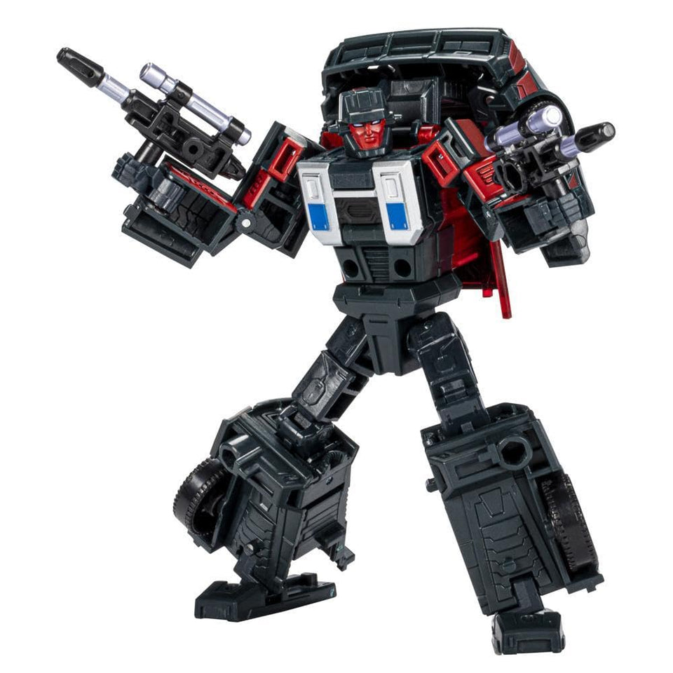 Transformers Generations Legacy Deluxe Wild Rider in robot mode for dynamic play