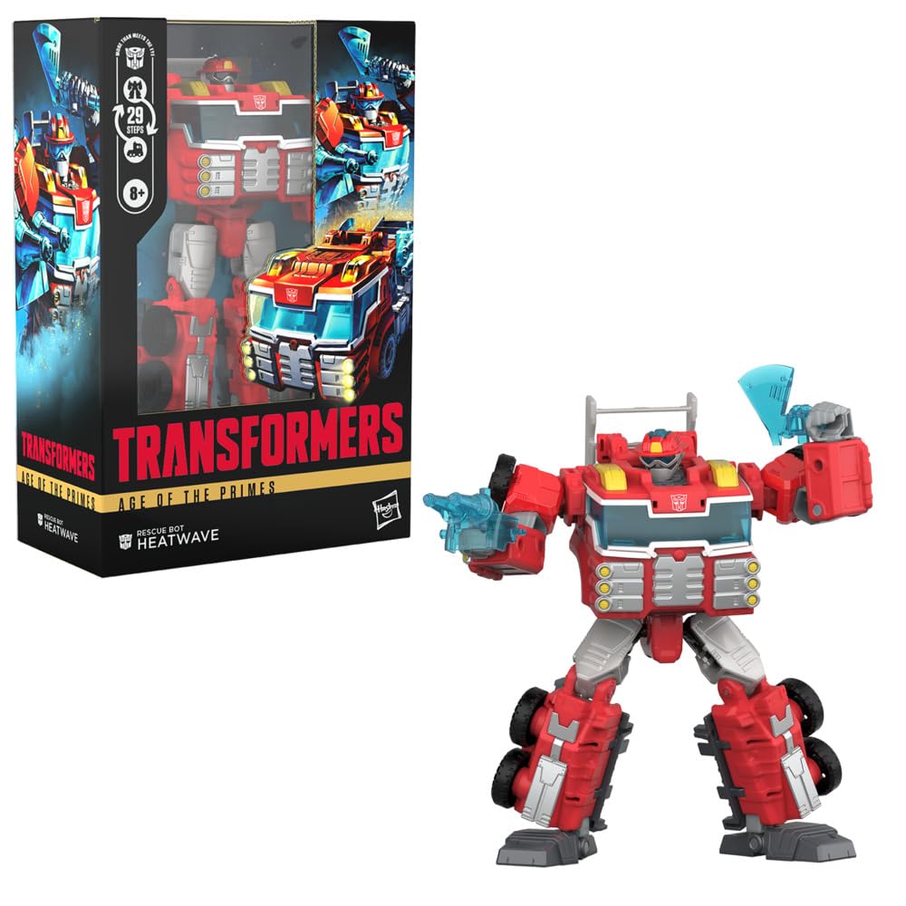 Transformers Heatwave action figure in robot mode for dynamic posing