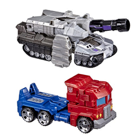 Transformers Megatron 7-inch figure in robot to tank mode.
