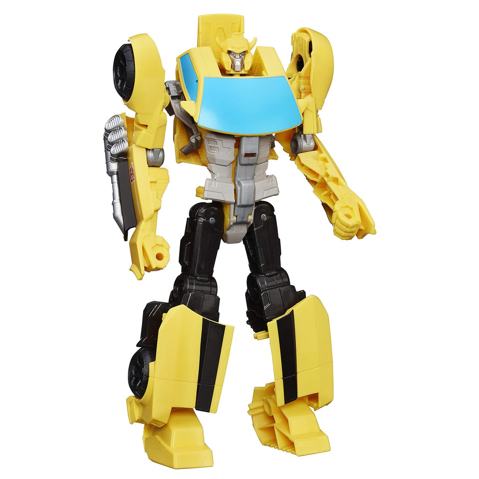 Transformers Heroic Bumblebee 11-inch figure in full view for shelf display and play.