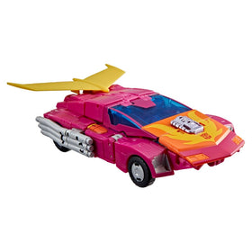 Transformers Hot Rod in car mode with movie-inspired detailing.