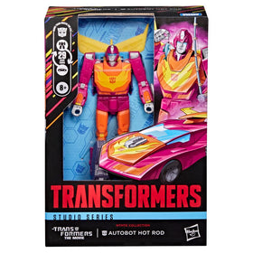 Transformers Hot Rod fishing rod accessory for recreating scenes.
