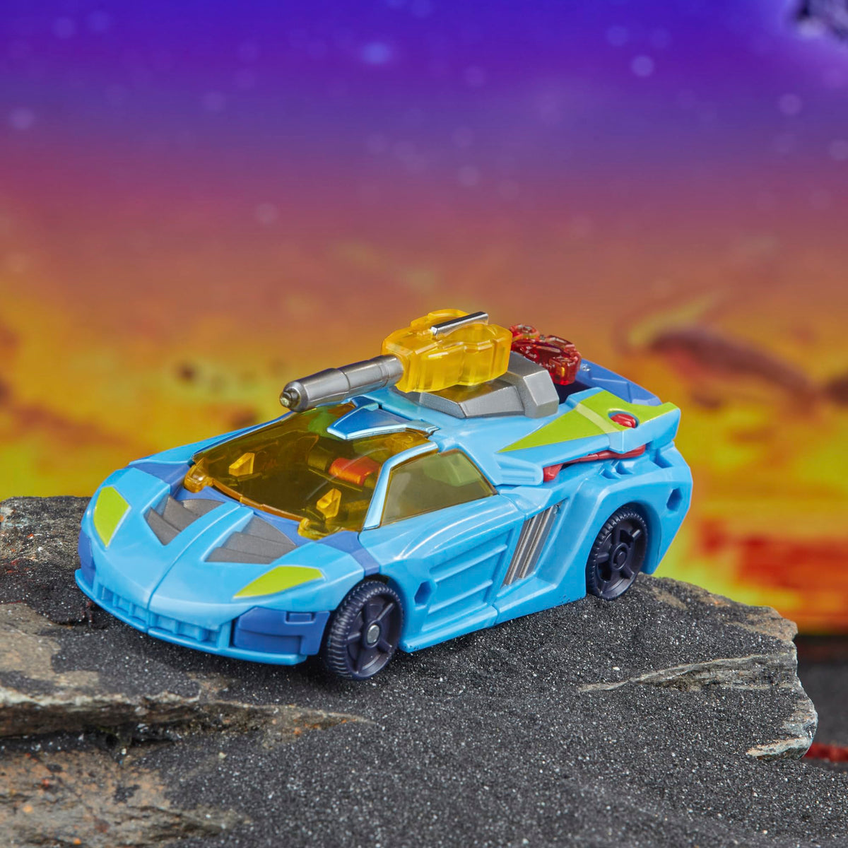 Transformers Hot Shot display-ready for a cohesive collection.