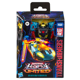 Transformers Hot Shot sports-car mode ideal for compact display.