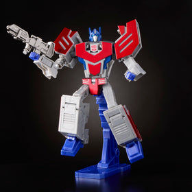 Transformers Icons Optimus Prime display stand stabilizes logo mode.