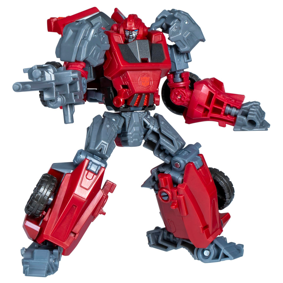 Transformers Ironhide Gamer Edition robot mode with game-inspired detailing for display.