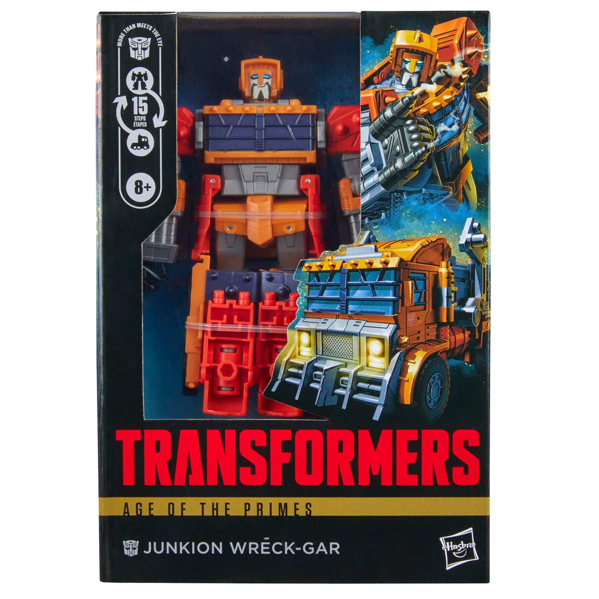 Transformers Junkion Wreck-Gar trash truck mode for engaging display and play