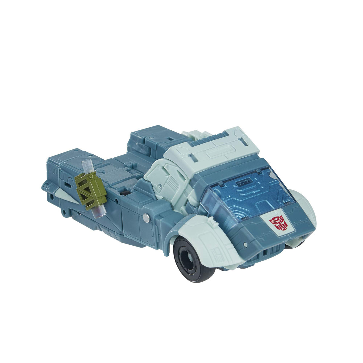 Transformers Kup includes blaster and Energon canteen for authentic display.