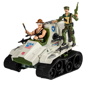 Transformers Kup tank conversion in tank mode with 34-step transform