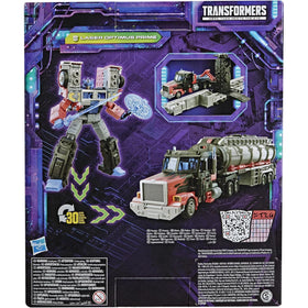 Transformers Laser Prime 7-inch figure on display with legacy style