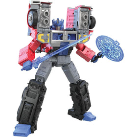 Transformers Laser Prime robot mode with G2-inspired deco for imaginative play