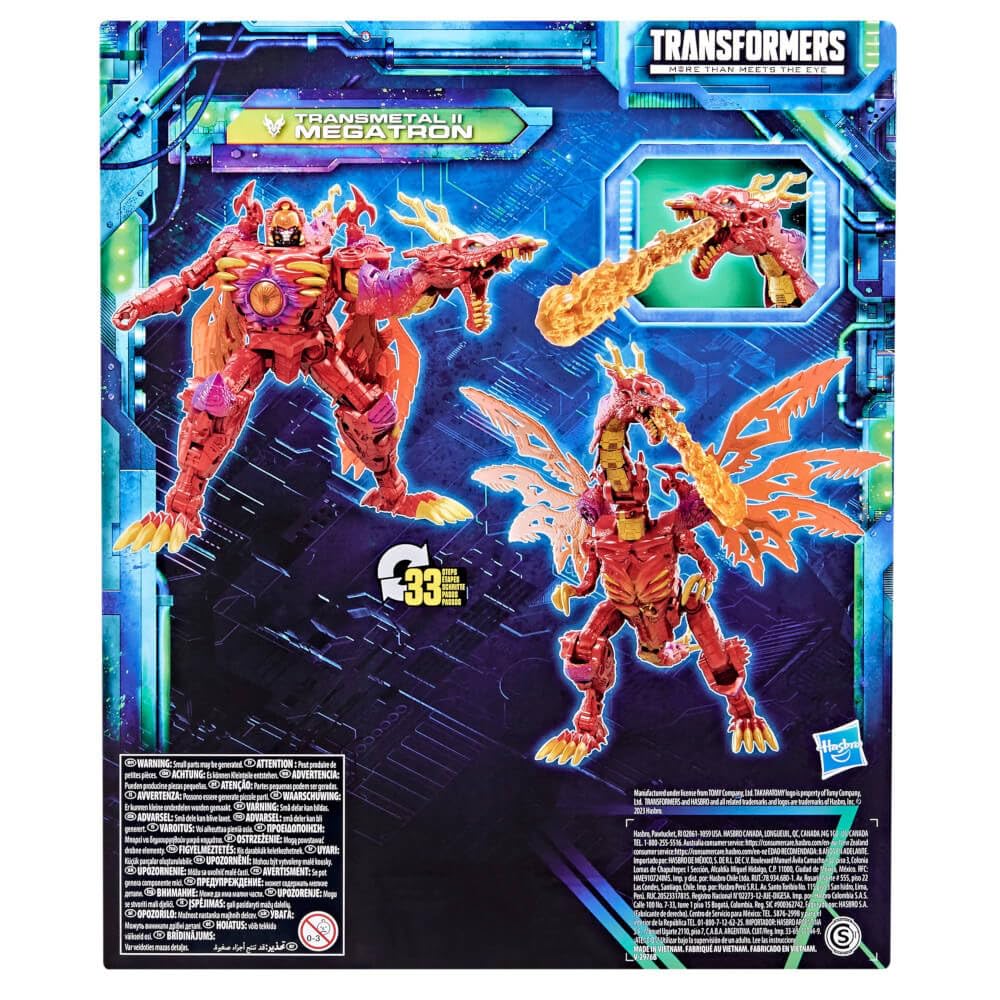 Wings and tail poseability support dramatic flight-inspired battle scenes.