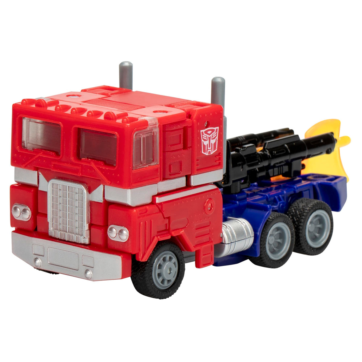 Transformers Legacy United Optimus Prime truck mode ready for action play