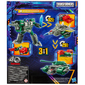 Transformers Legacy United Overcharge blaster supports versatile play actions.