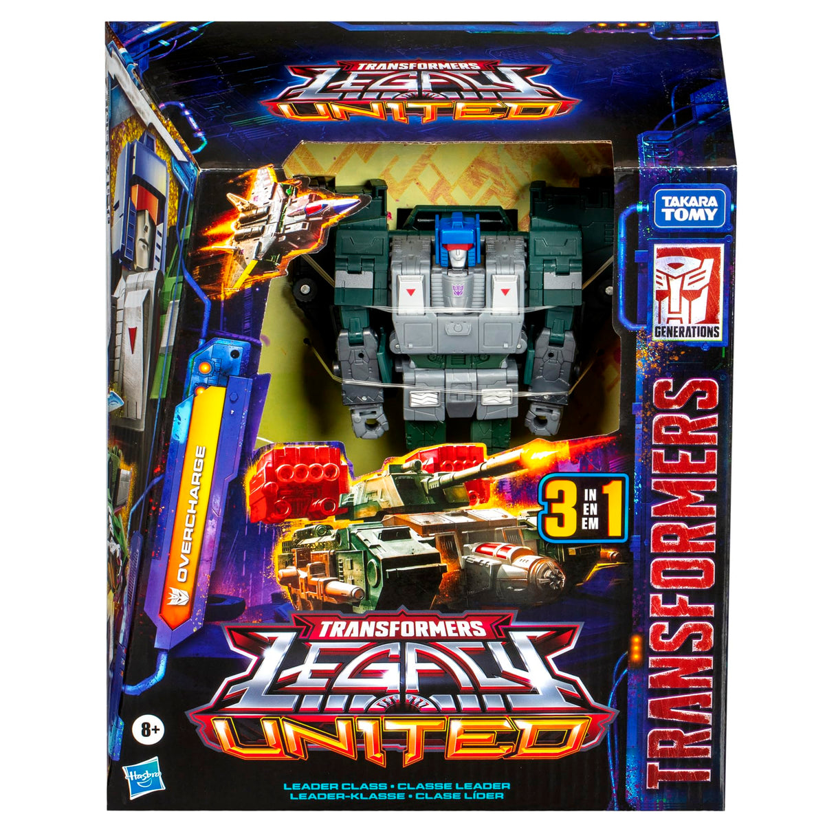 Transformers Legacy United Overcharge sword adds tactical flair.