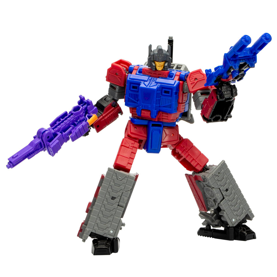 Transformers Legacy United Quake figure in front view for display and posing