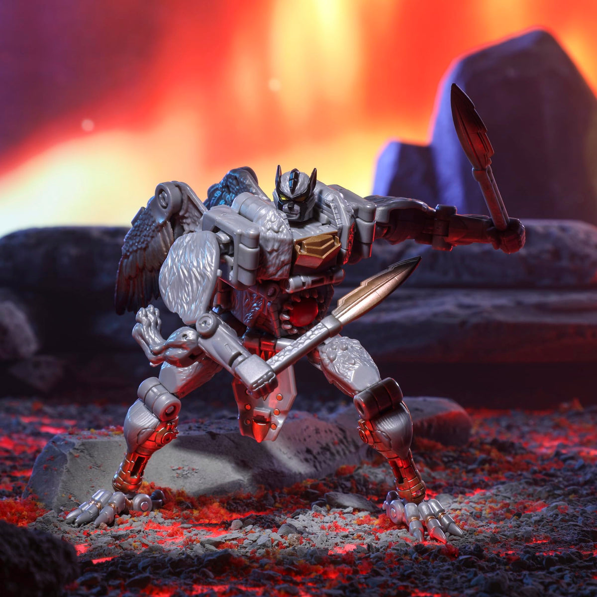 Silverbolt 27-step conversion sequence for hands-on transforming.