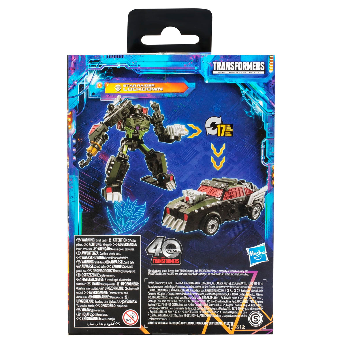 Star Raider Lockdown shown in car mode for imaginative play and display.