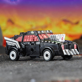 40-year Transformers legacy celebrated with Star Raider Lockdown in a display-ready form.