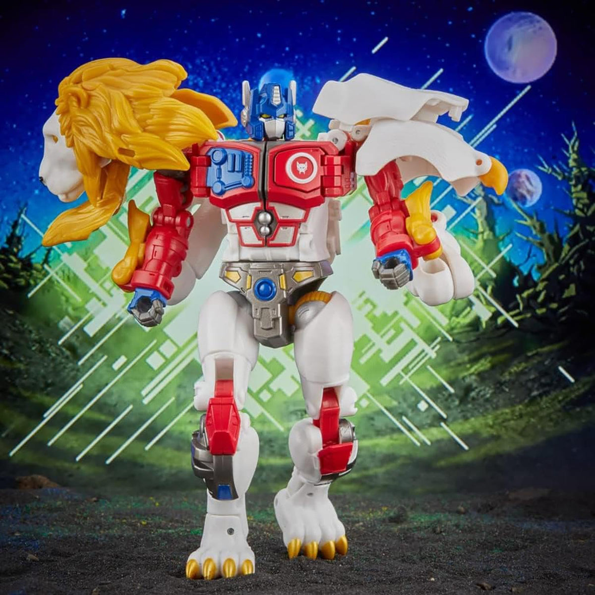 Transformers Leo Prime claw blades extend for powerful two-mode action