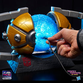 Transformers Matrix of Leadership LED core lighting enhances dramatic display