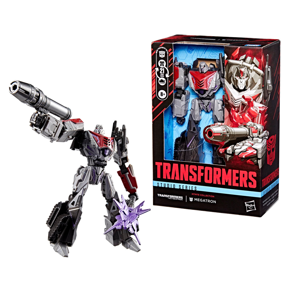 Transformers Megatron Studio Series packaging suitable for collectors.