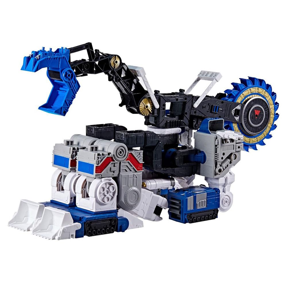 Transformers Metroplex welding mask feature enabling authentic robot-to-work mode transformation.