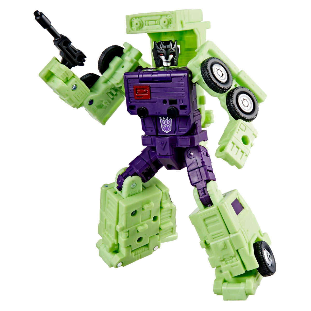 Transformers Mixmaster robot mode showcases dynamic poseability and authentic movie details.