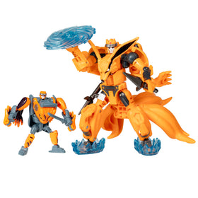 Transformers Naruto Kurama robot mode figure with nine-tailed fox detail for display and play