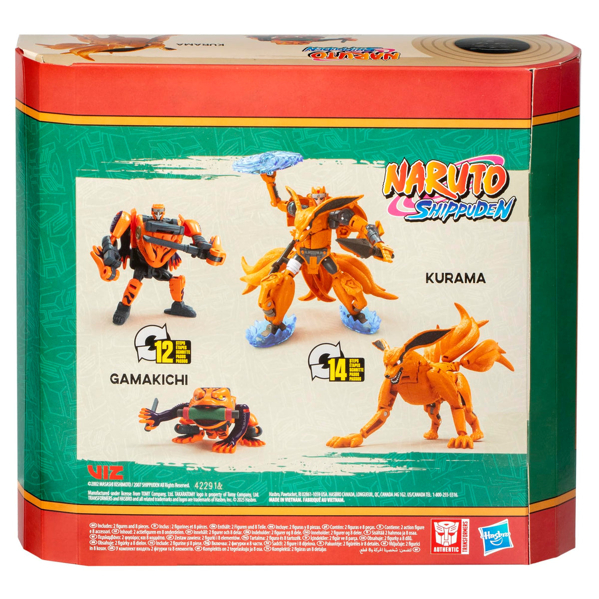 Transformers Naruto packaging scroll box inspired by Shippuden for gifting