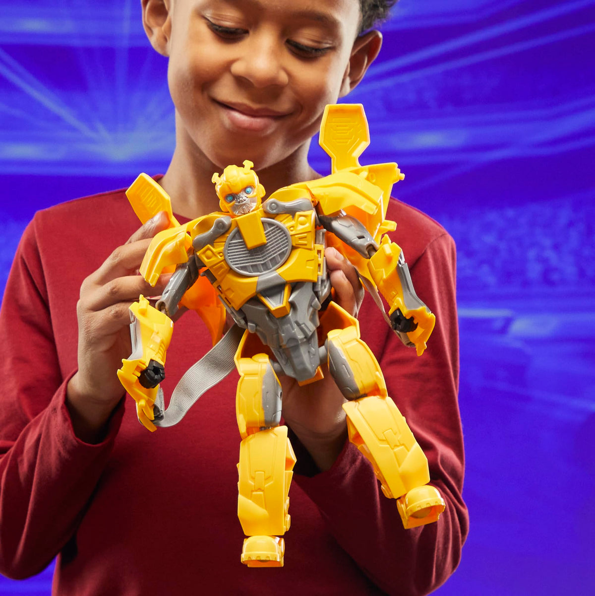 Transformers One Bumblebee/B-127 packaging preview for display.