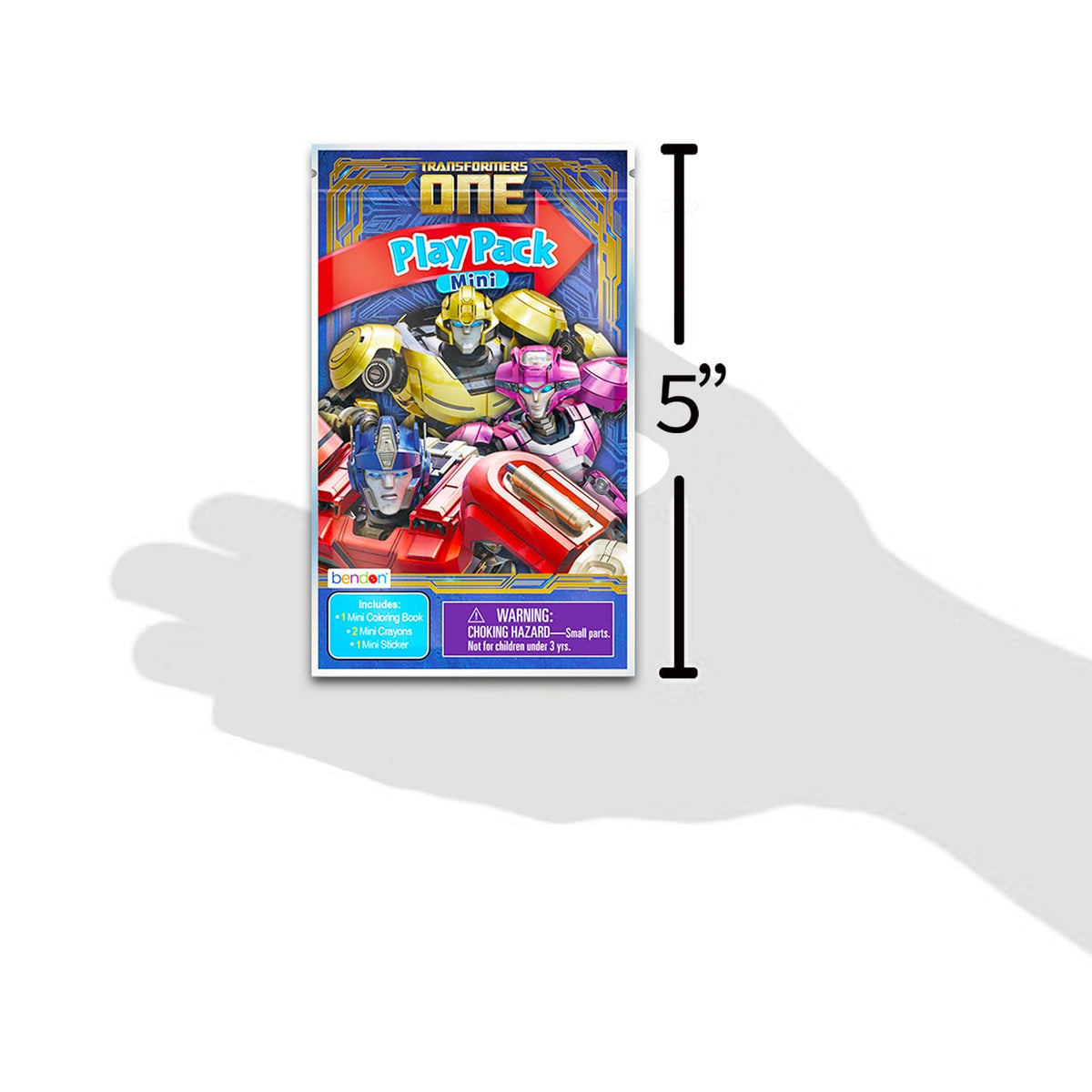 Transformers mini play pack crayons for quick color fun during celebrations