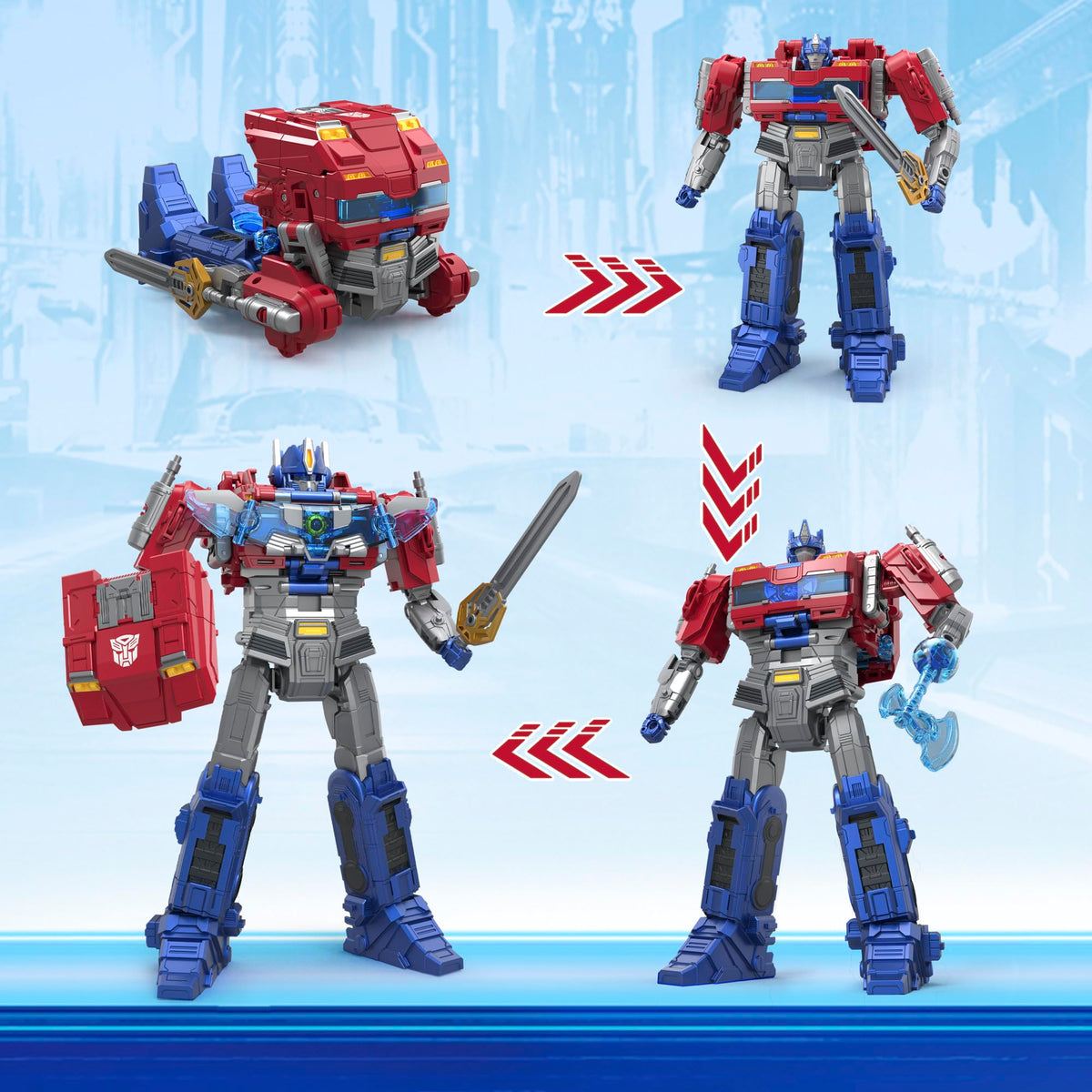 Power Flip action automatically deploys battle armor for enhanced stance