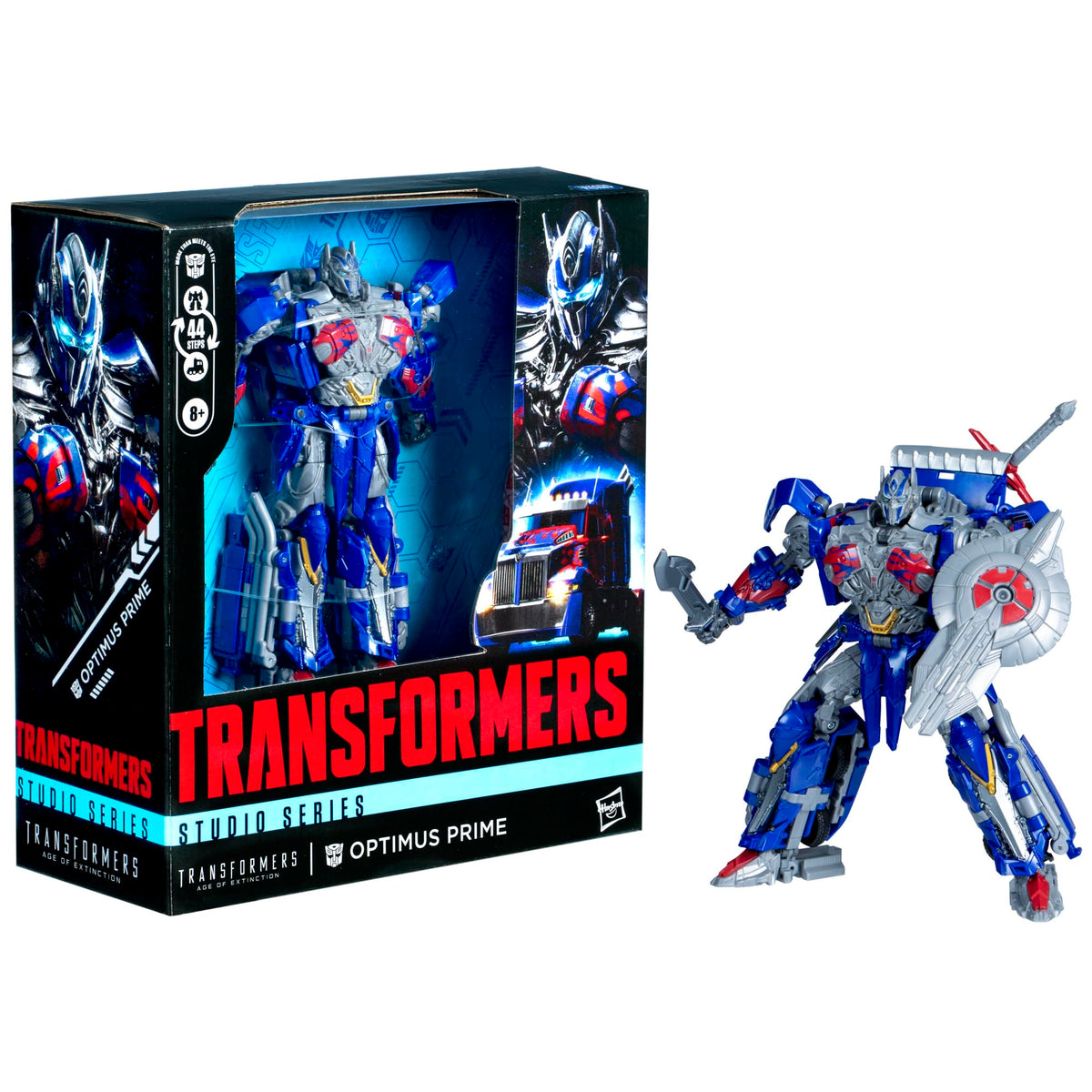 Transformers Optimus Prime Studio Series accessories sword and shield for action poses.
