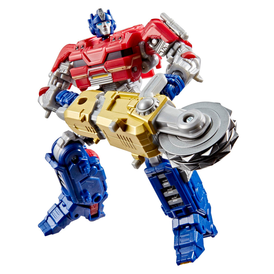 Transformers Orion Pax robot mode shows detailed sculpt for display and play.