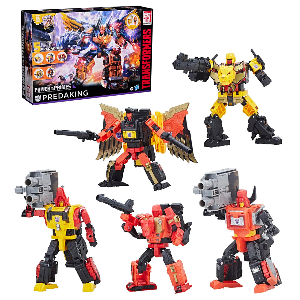 Transformers Power of the Primes Predaking Titan combined mode as dramatic display centerpiece