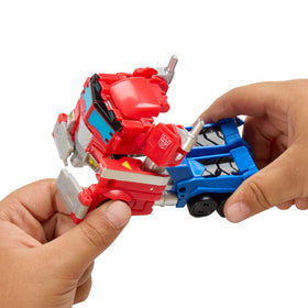 5-inch Optimus Prime figure fits kids' hands for easy handling