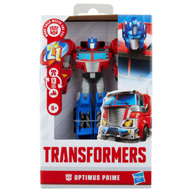 Transformers Prime Changers Optimus Prime truck mode with rolling wheels for vehicle battles
