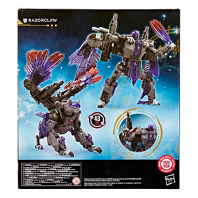 Razorclaw poseable figure enabling action scenes and shelf displays.