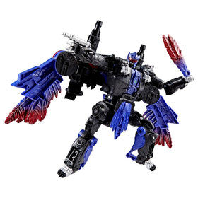 Transformers Razorclaw robot mode with detailed articulation for dynamic posing.