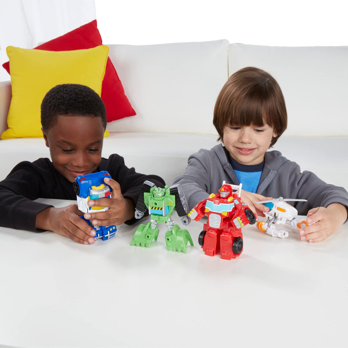 Transformers Rescue Bots Griffin Rock Boulder close-up shows sturdy design